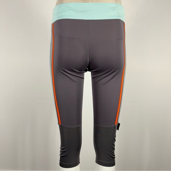 Adidas Climate Gray and Orange Leggings Size S - Picture 6 of 11